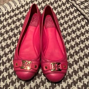 Pink Tory Burch flats
